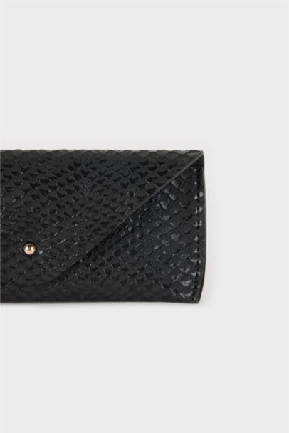 Чехол для солнцезащитных очков с узором под змеиную кожу, унисекс