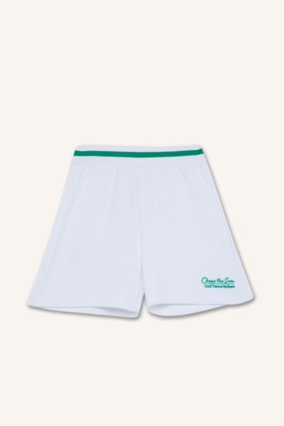 Baskılı Beli Lastikli Şort Kız Çocuk