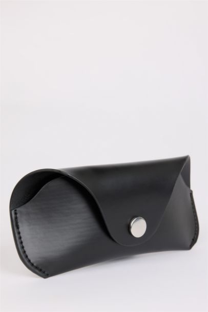 Unisex Faux Leather Sunglasses Case