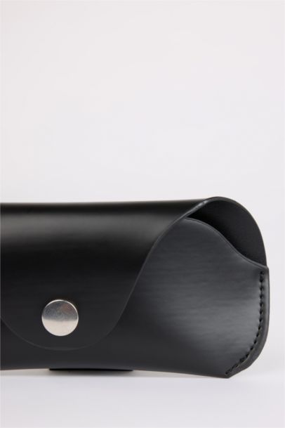 Unisex Faux Leather Sunglasses Case