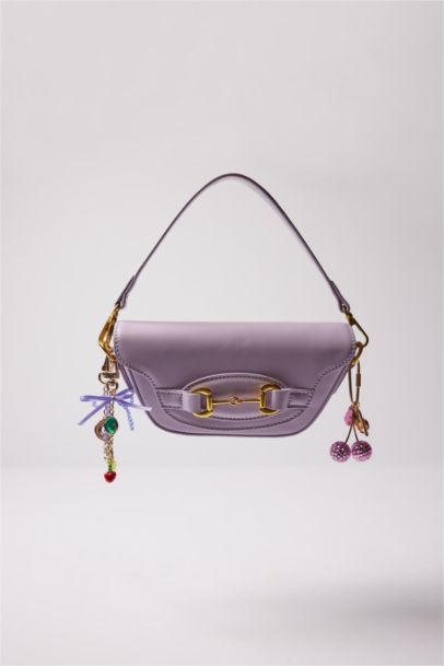 Woman Cherry Charm Keychain