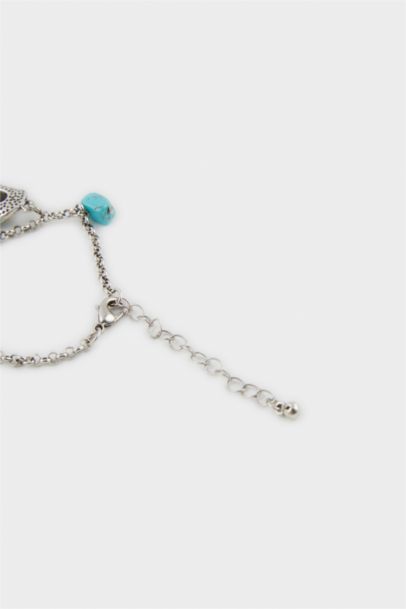 سوار نسائي فضي