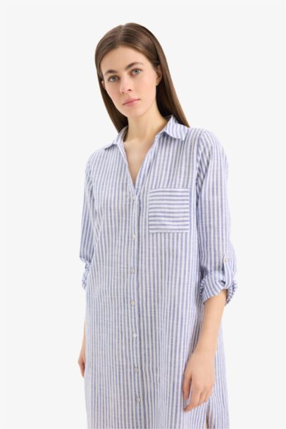 فستان بحر قطن قصة عادية من Fall in Love