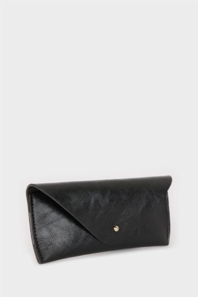 Unisex Suni Deri Güneş Gözlüğü Kılıfı