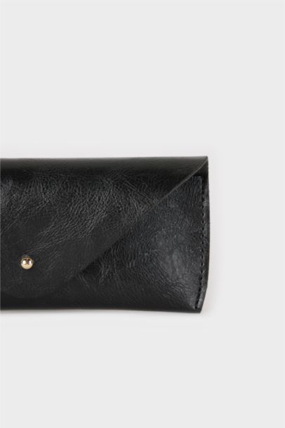 Unisex Suni Deri Güneş Gözlüğü Kılıfı