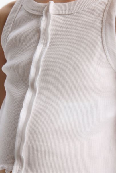 Girl Crew Neck Crop Top