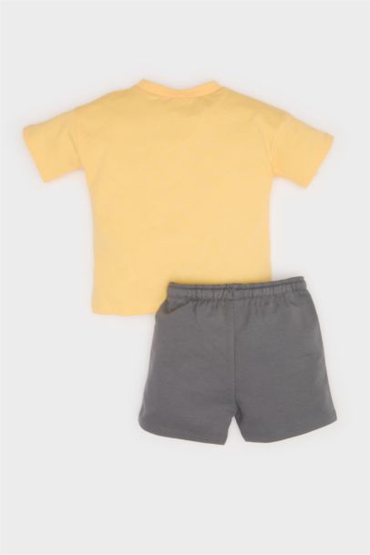 Ensemble T-shirt imprimé et Short à taille élastique pour bébé garçon