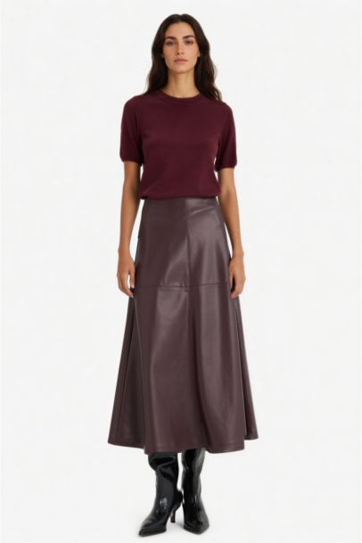 Regular Fit Crew Neck Short Sleeve Knit Pullover