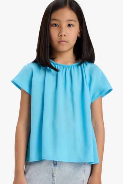 بلوزة نص كم فيسكوز