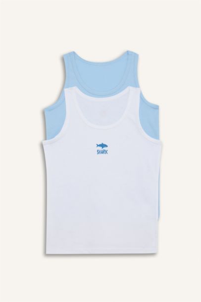 Erkek Çocuk Hayvan Desenli 2'li Atlet