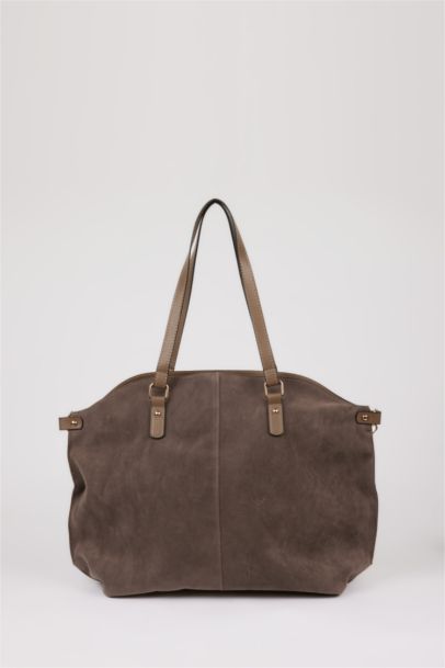 Woman Suede Shoulder Bag