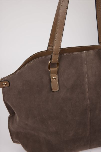 Woman Suede Shoulder Bag
