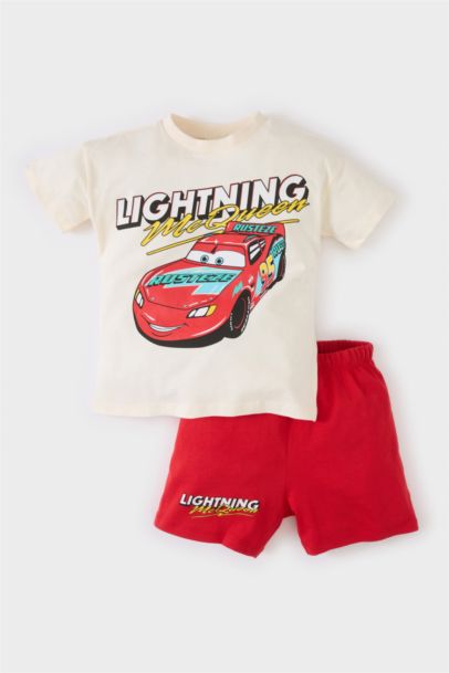 Ensemble T-shirt imprimé Cars et Short pour bébé garçon