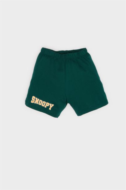 Ensemble T-shirt et Short avec imprimé Snoopy pour bébé garçon