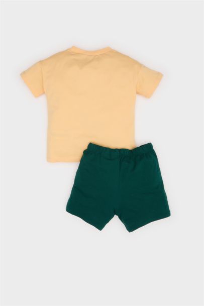 Ensemble T-shirt et Short avec imprimé Snoopy pour bébé garçon