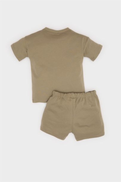 طقم اولادي بطبعة ديناصور قصة عادية - قطعتين