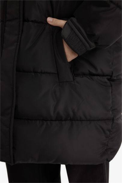 Girl Hooded Zippered Waterproof Puffer Jacket