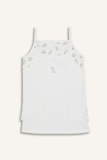 Girl Patterned 2 Piece Undershirt