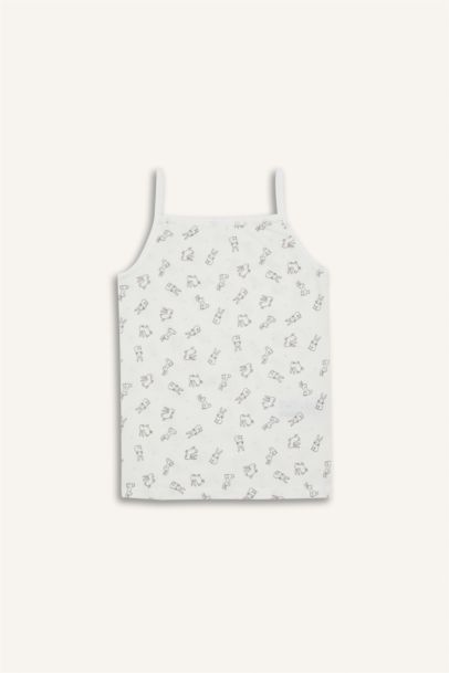 Girl Patterned 2 Piece Undershirt