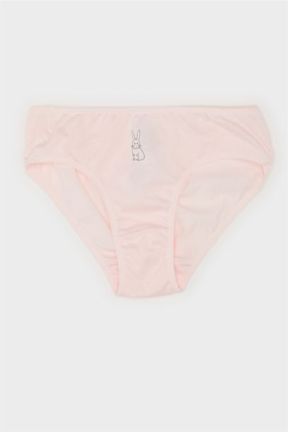 Girl Animal Patterned 3 Piece Slip Panties