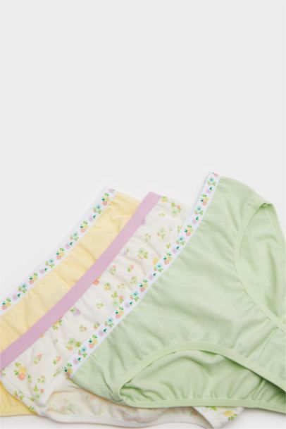 Girl Patterned 3 Piece Slip Panties