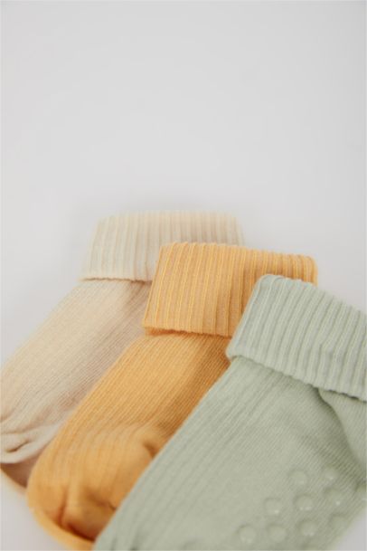 Lot de 3 paires de Chaussettes longues en coton pour bébé garçon