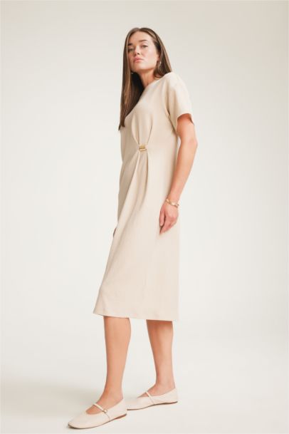Regular Fit Crew Neck Dress