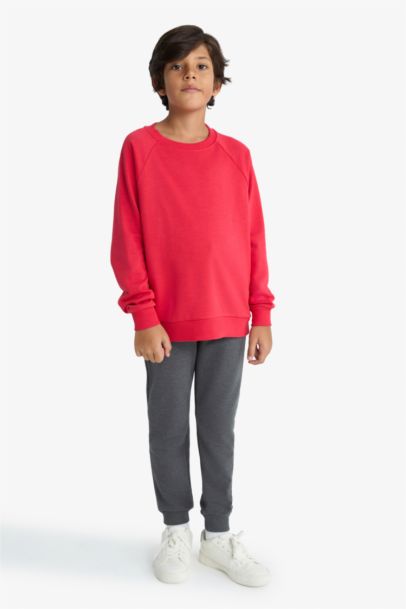 بنطرون بجامة رياضي ولادي جوجر قصة عادية وخصر مطاطي