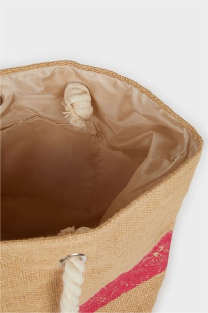 Kadın Hasır Plaj Çantası