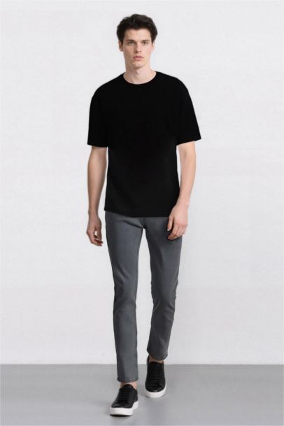 Pedro Slim Fit Dar Kalıp Normal Bel Dar Paça Jean Pantolon