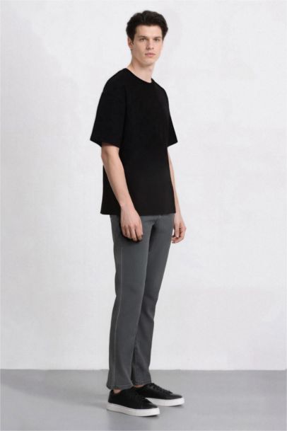 Pedro Slim Fit Dar Kalıp Normal Bel Dar Paça Jean Pantolon