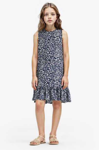 Girl Sleeveless Viscose Dress