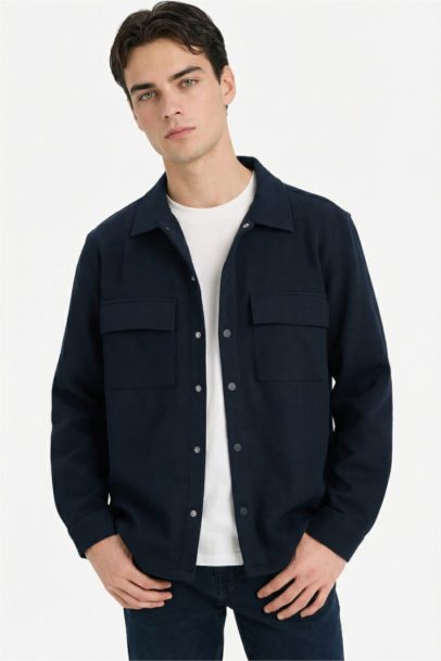 Regular Fit Twill Long Sleeve Shirt