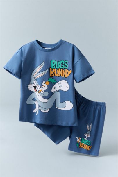 Ensemble T-shirt et Short à imprimé Looney Tunes pour garçon