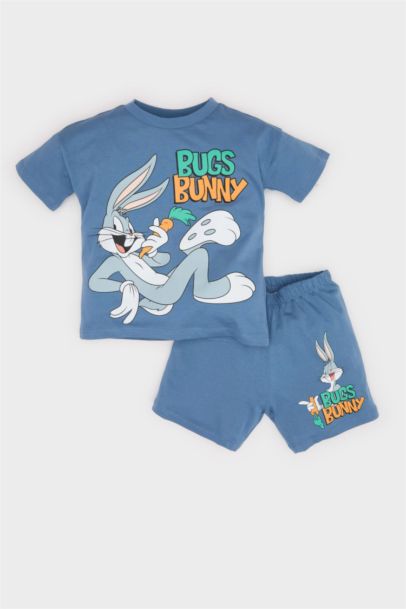 Ensemble T-shirt et Short à imprimé Looney Tunes pour garçon