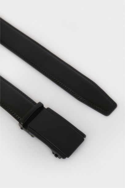 حزام رجالي بمشبك مستطيل