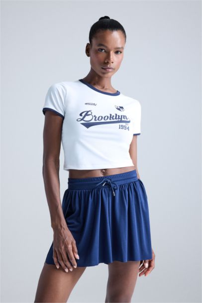 DeFactoFit Crop Top Sports T-Shirt