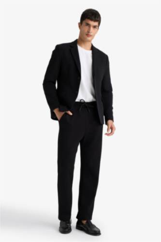 Regular Fit Tie Waist Straight Leg Sweatpants