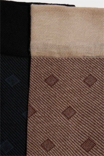 جوارب طويلة بريميوم رجالي قطن - قطعتين