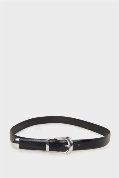 حزام نسائي جلد صناعي