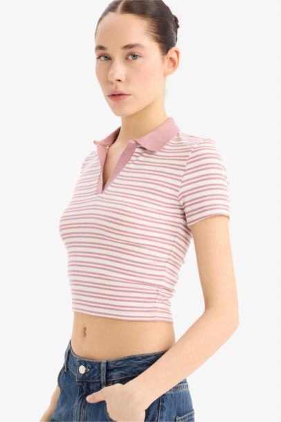 تيشيرت بولو نص كم