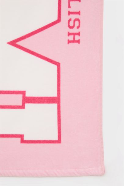 Desenli Dokuma Plaj Havlusu Kız Çocuk