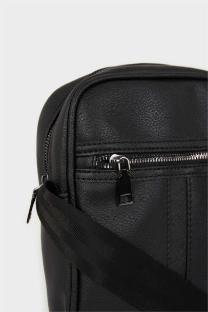 Erkek Suni Deri Çapraz Çanta