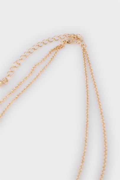 حلق نسائي ذهبي - قطعتين