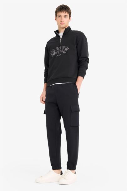 بنطرون كارجو قصة عادية بجيب