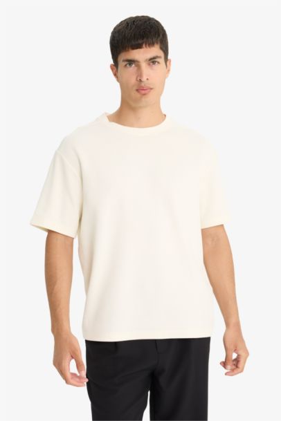 تيشيرت نص ردن قصة عادية بياخة مستديرة