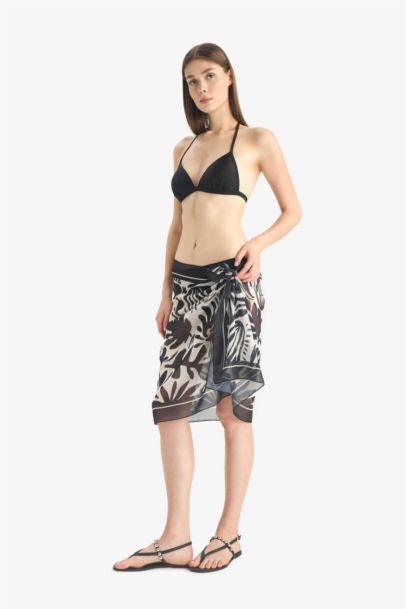 Fall in Love Regular Fit Chiffon Beachwear