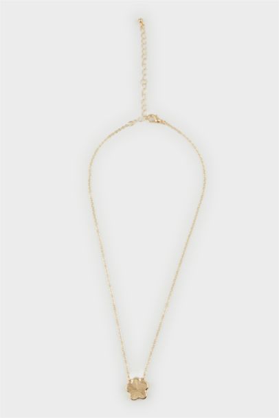 سلسله حريمي ذهبي فلورال احمر