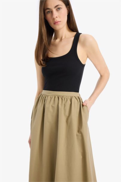 ديباردور سليم عادي مضلع برقبة مستديرة