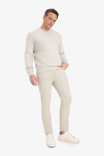 Cotton Regular Fit Crew Neck Sweatshirt